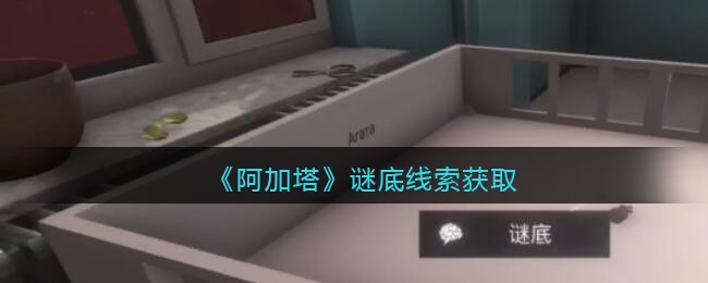 《孙美琪疑案：阿加塔》四级线索——谜底