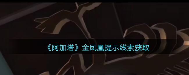 《孙美琪疑案：阿加塔》二级线索——金凤凰提示