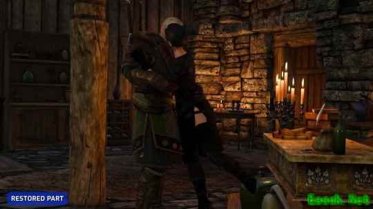 玩家复原《巫师3》删减剧情 包含叶奈法浪漫桥段