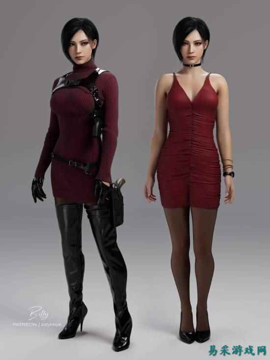 3D大神提取《生化》艾达王模型！黑色丝袜太吸睛
