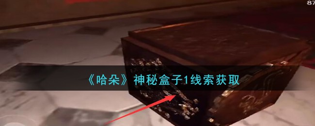 《孙美琪疑案：哈朵》三级线索——神秘盒子1