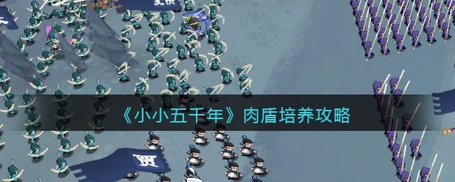 《小小五千年》肉盾培养攻略