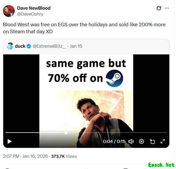 Epic免费引流反哺Steam销量双增