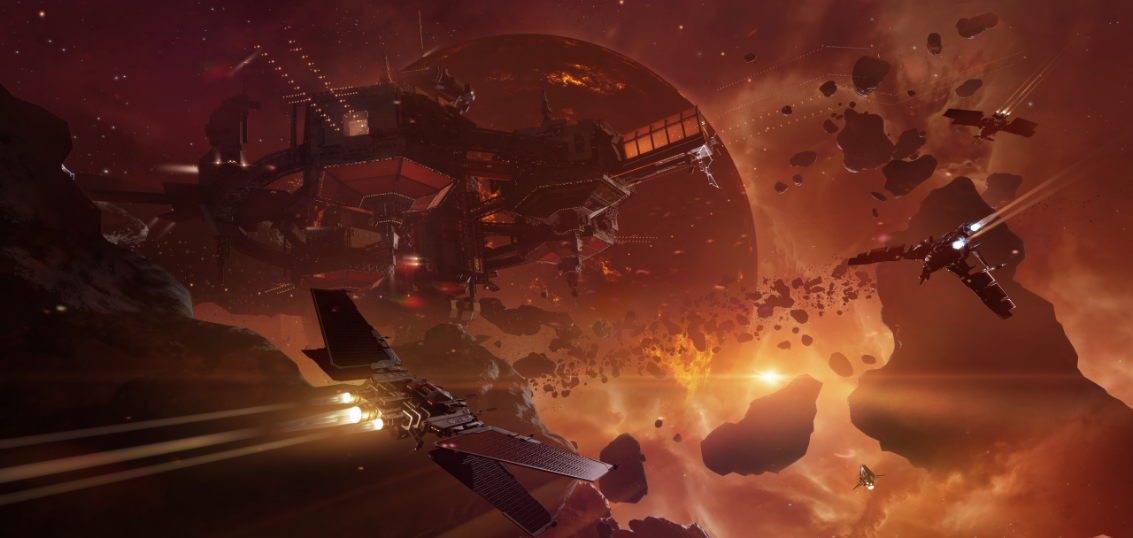 红光一闪，敌皆胆寒！EVE手游顶尖军团战斗实录曝光