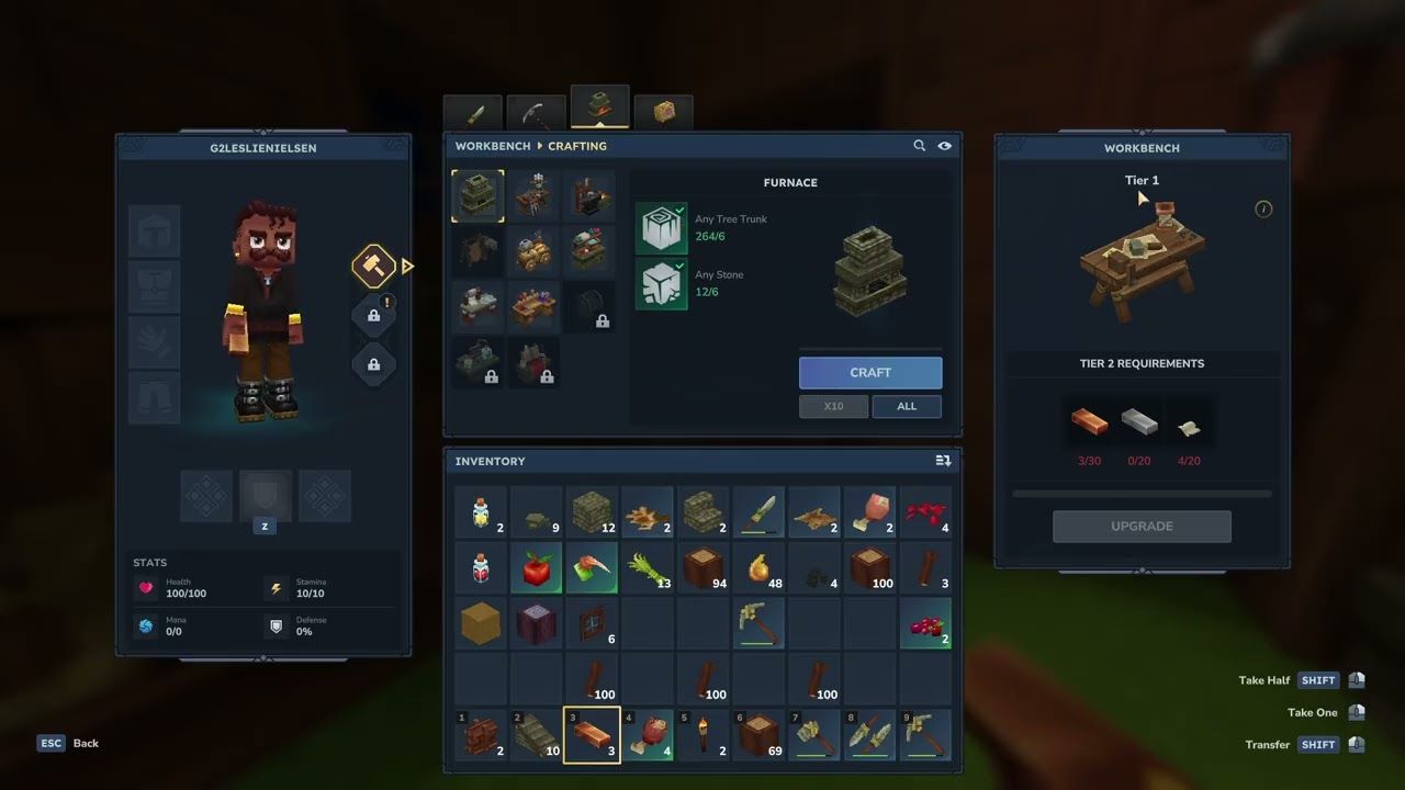 Hytale背包制作方法