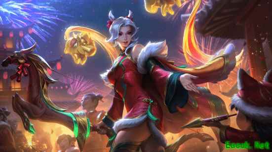 英雄联盟发布新年主题皮肤：龙马烈焰、踏雪寻梅与青花瓷龙惊艳亮相