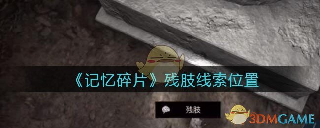 《孙美琪疑案：记忆碎片》五级线索——残肢