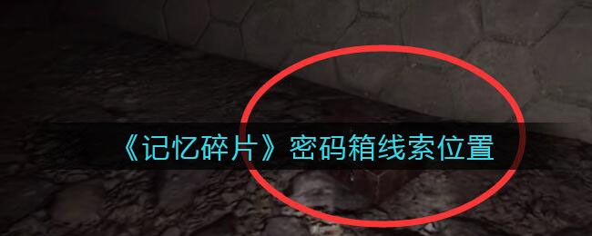 《孙美琪疑案：记忆碎片》五级线索——密码箱