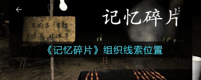 《孙美琪疑案：记忆碎片》四级线索——组织