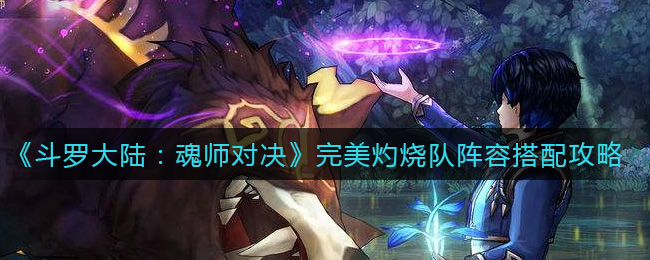 《斗罗大陆：魂师对决》完美灼烧队阵容搭配攻略