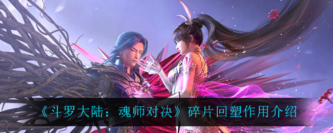 《斗罗大陆：魂师对决》碎片回塑作用介绍