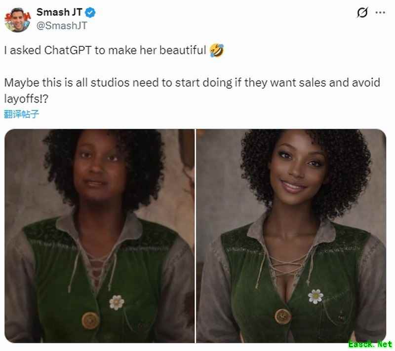 神鬼寓言4角色设计引争议，AI优化版黑人女性NPC获赞更自然亲和