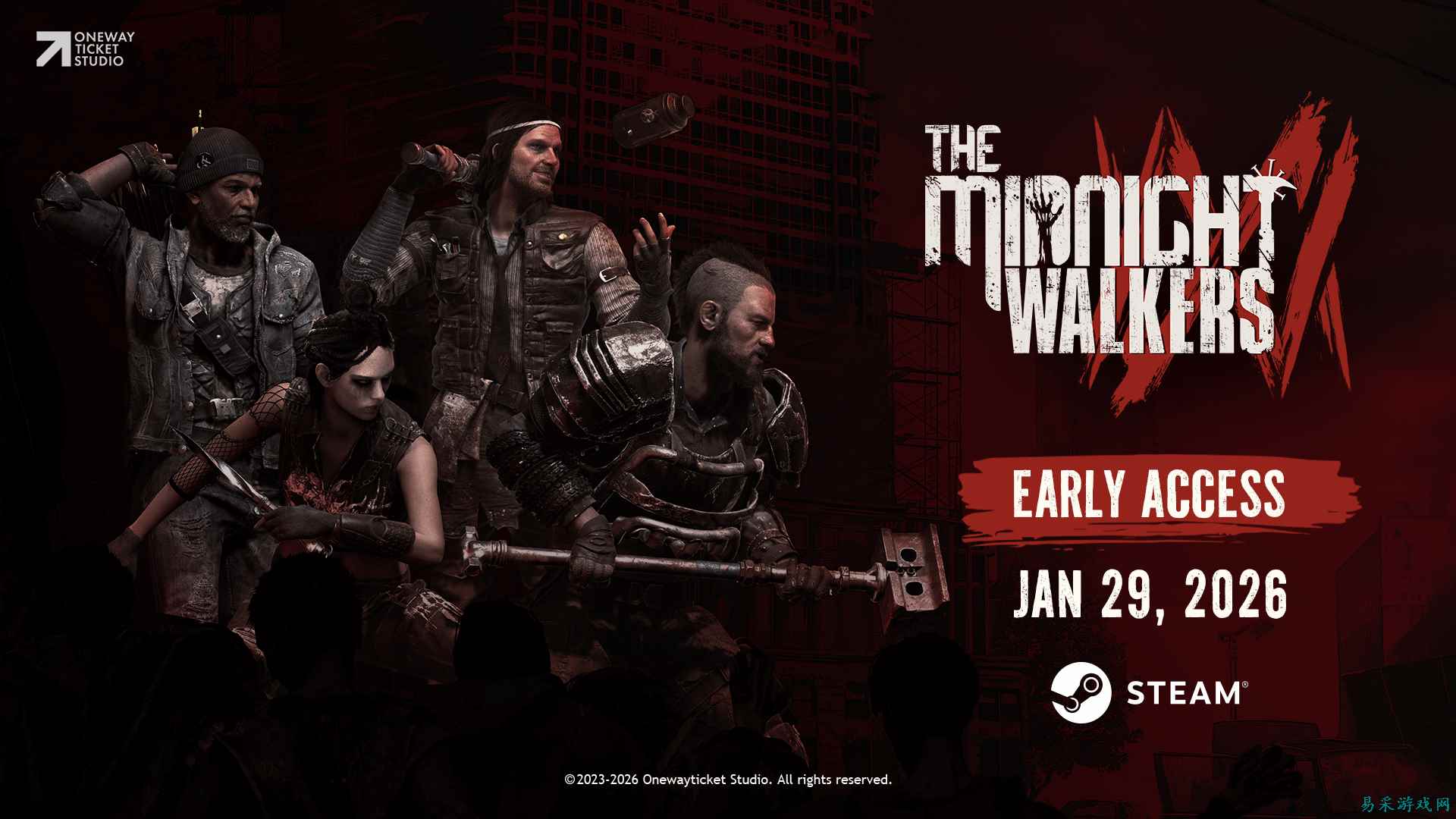 韩国搜打撤网游《午夜行者》正式定档，明早发售