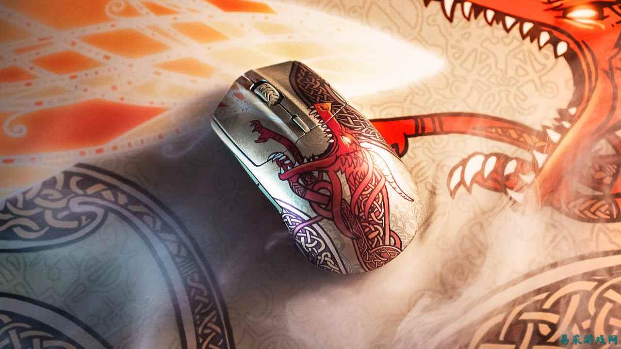 赛睿 CS2 巨龙传说定制版无线游戏鼠标大降 62%，现价不足 60 美元