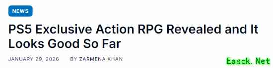 国产武侠ARPG《锦衣卫》实力圈粉外媒：PS5独占值得期待！