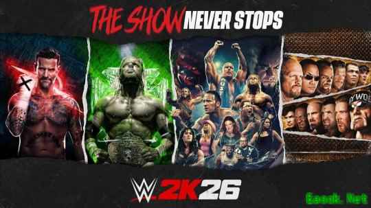 真男人动作格斗3A大作《WWE 2K26》最新消息发布