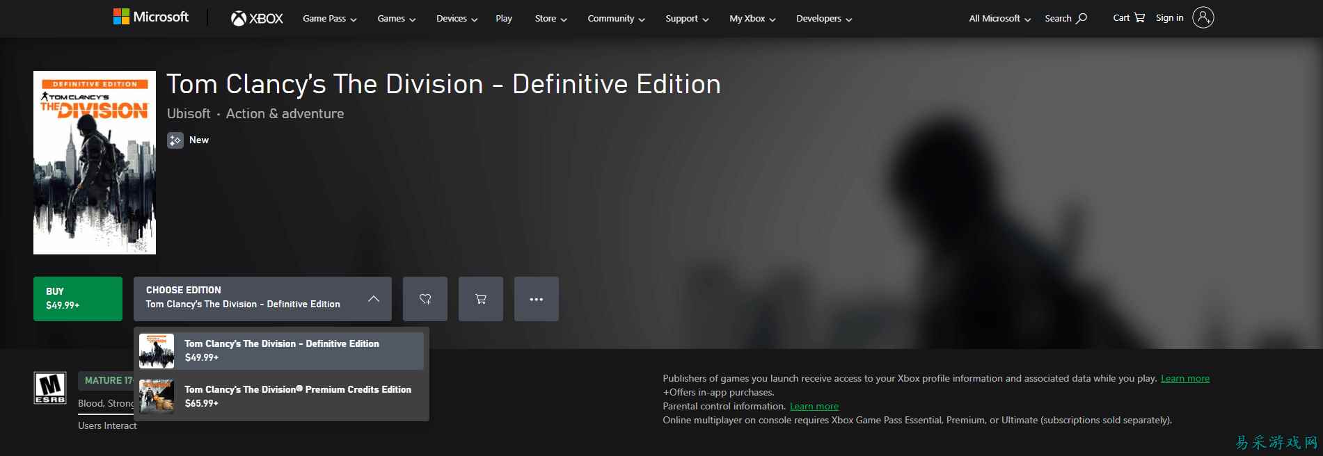 育碧这么低调？《全境封锁》终极版无宣发，售价350悄然上架
