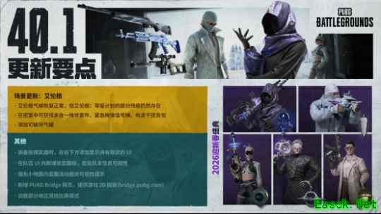 《PUBG》40.1版本更新 迎新春皮肤上线