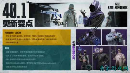 《PUBG》40.1版本更新 迎新春皮肤上线