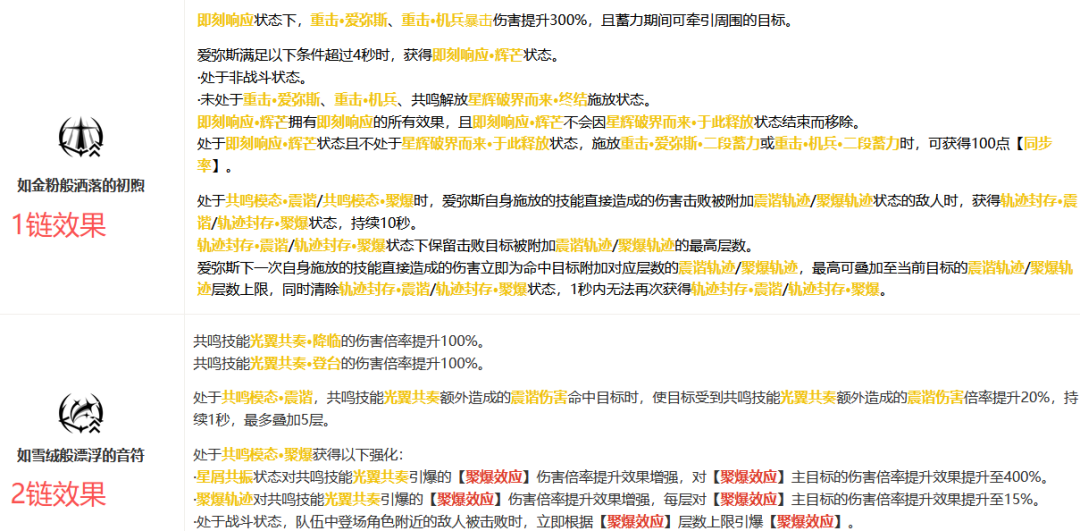 鸣潮爱弥斯链路推荐