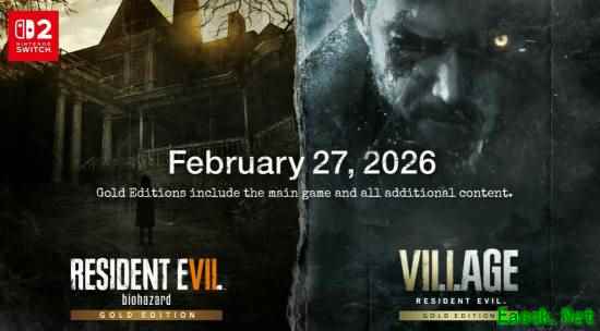 生化危机9官宣2026年2月27日全球发售，同步推出7/8黄金版