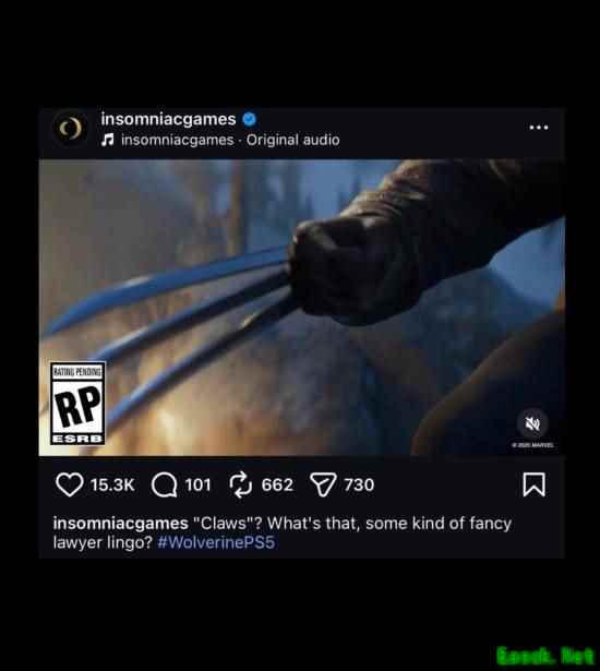 Insomniac暗示夜魔侠或将登场漫威金刚狼游戏