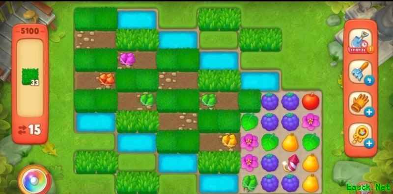 梦幻花园5100关通关技巧