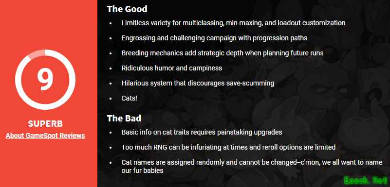 喵喵的结合获MC90分高评：Roguelite养猫RPG引爆重玩欲