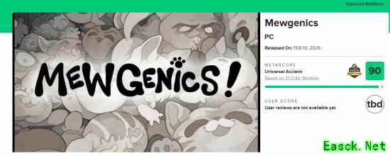 《以撒》之父新作媒体评分解禁！M站高达90分