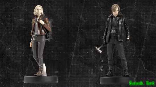 任天堂公布生化危机：安魂曲里昂/格蕾丝amiibo，霓虹皮肤引风格争议