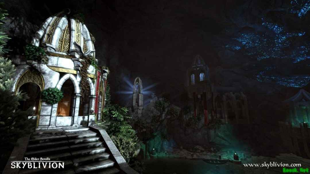 上古卷轴5十年巨制ModSkyblivion曝光温德尔贝克遗迹新画面