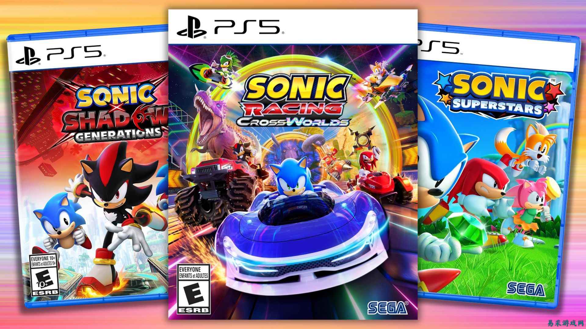 亚马逊目前多款 PS5 版《索尼克》游戏正大幅降价促销