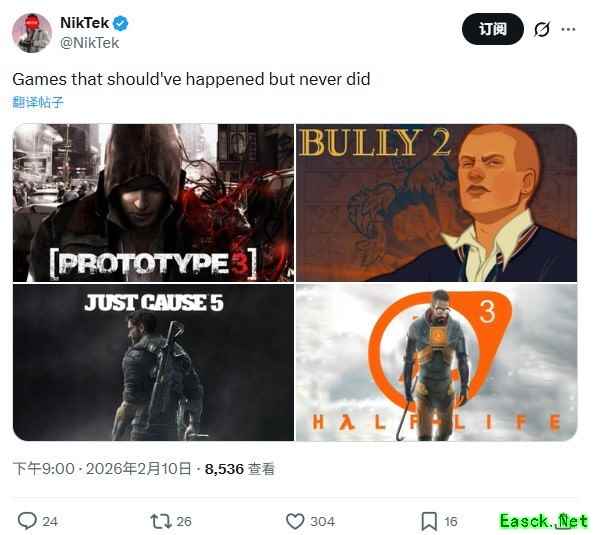 多款经典游戏续作长期跳票或夭折，成玩家心中未完成之憾