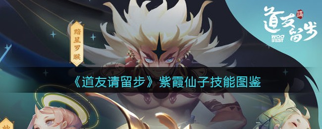 《道友请留步》紫霞仙子技能图鉴