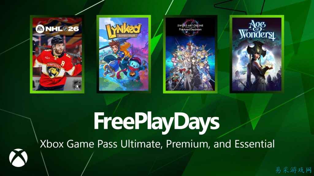 免费游玩日 – 《NHL 25》、《Lynked: Banner of the Spark》、《刀剑神域 碎梦边境》及《魔幻纪元 4》
