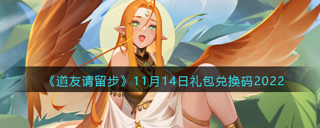 《道友请留步》11月14日礼包兑换码2022