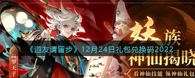 《道友请留步》12月24日礼包兑换码2022