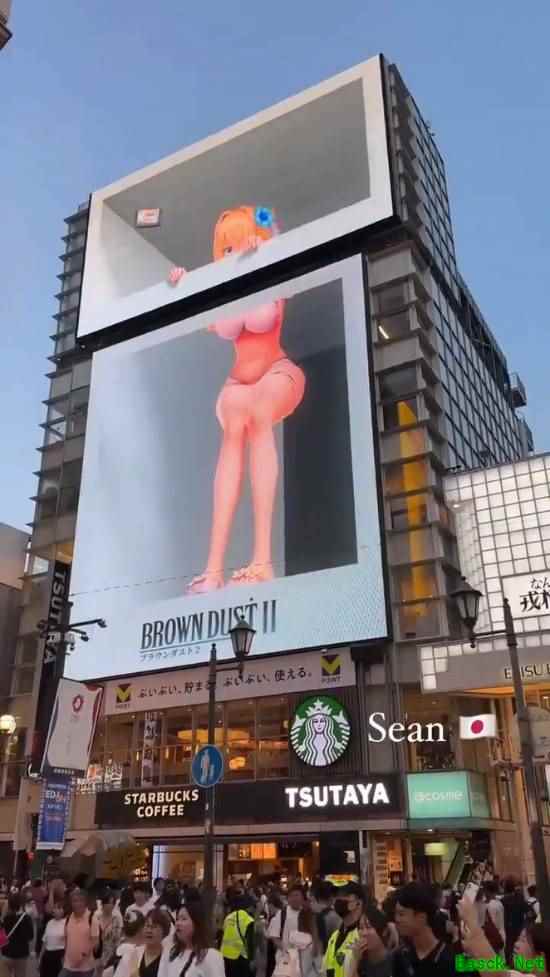 逼玩家当街起飞？博主晒《棕色尘埃2》立体广告