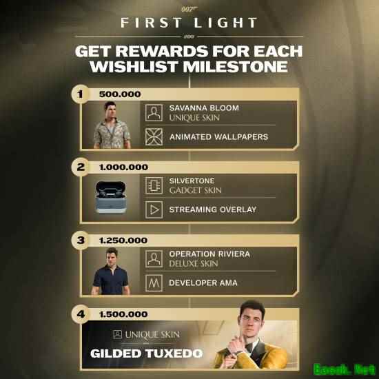 007：初露锋芒愿望单破220万，赠镀金礼服限定外观