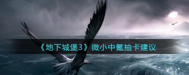 《地下城堡3：魂之诗》微小中氪抽卡建议