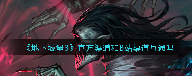 《地下城堡3：魂之诗》官方渠道和B站渠道互通吗