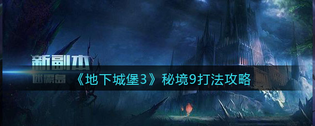 《地下城堡3：魂之诗》秘境9打法攻略