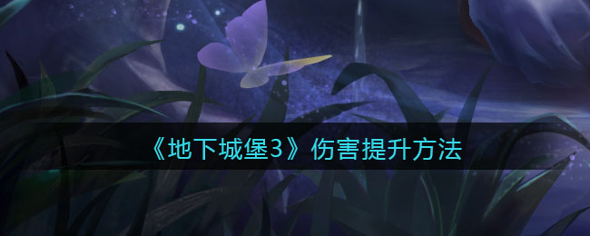 《地下城堡3：魂之诗》伤害提升方法