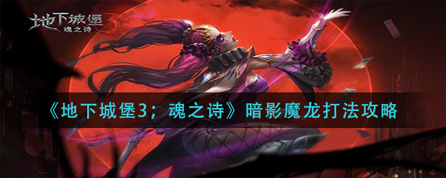 《地下城堡3；魂之诗》暗影魔龙打法攻略