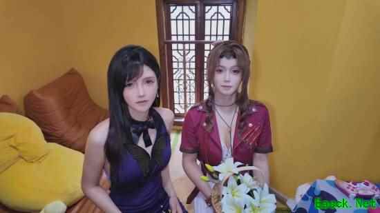 抖音创作者佑真神还原蒂法，携手爱丽丝演绎者同框重现FF7经典情怀