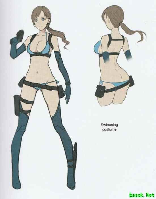 吉尔·瓦伦丁早期未采用生化危机原画曝光，风格大胆引发热议