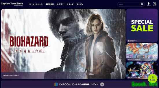 卡普空推出官方PC商店卡普空小镇商店，支持Steam/GOG激活码直购