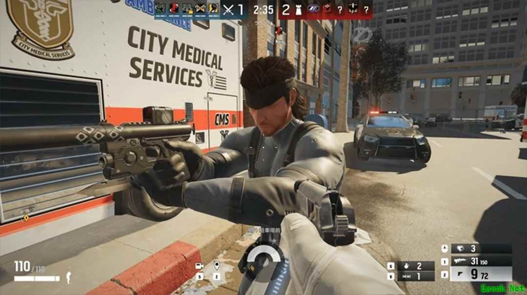 合金装备×彩虹六号：围攻十周年联动官宣：索利德·斯内克跨界登场