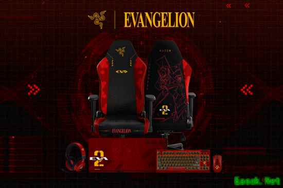 雷蛇联名Eva外设系列套装！二号机暗红炫酷配色