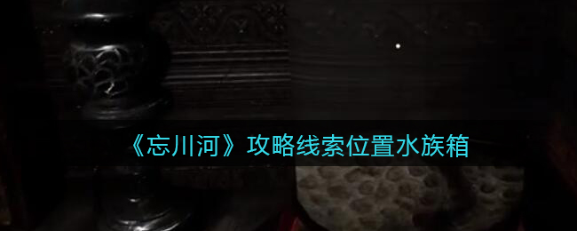 《孙美琪疑案：忘川河》五级线索——水族箱